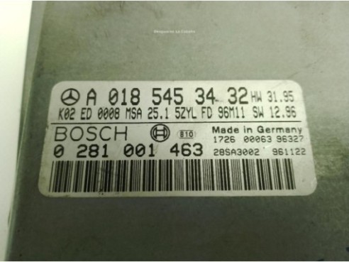 A0185453432,0281001463, CENTRALITA MOTOR MERCEDES BENZ CLASE C (W202)|Desguaces La Cabaña