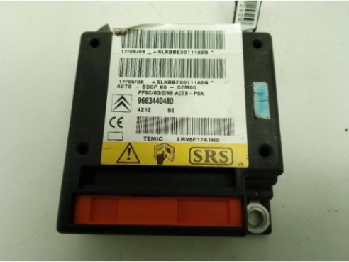 9663440480, CENTRALITA AIRBAG CITROEN C6 (TD_)|Desguaces La Cabaña