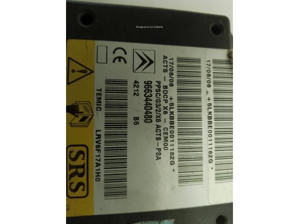 9663440480, CENTRALITA AIRBAG CITROEN C6 (TD_)|Desguaces La Cabaña