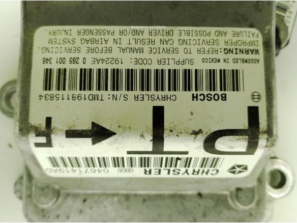 0285001346, CENTRALITA AIRBAG SAAB 9-7X|Desguaces La Cabaña