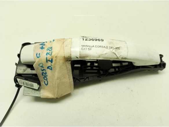 MANILLA PUERTA LAT DEL IZQ EXT OPEL CORSA E (X15)|Desguaces La Cabaña