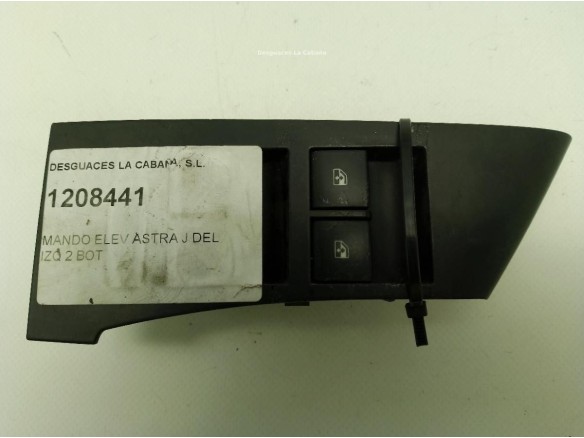 MANDO ELEVALUNAS PUERTA LAT DEL IZQ OPEL ASTRA J (P10)|Desguaces La Cabaña