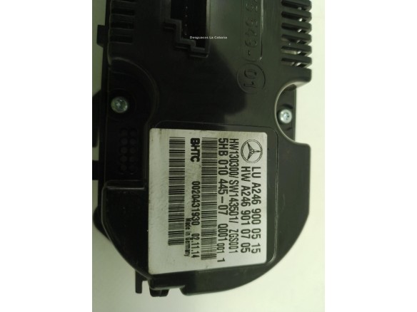 A2469000515 MANDO CLIMA MERCEDES BENZ CLASE A (W176)|Desguaces La Cabaña