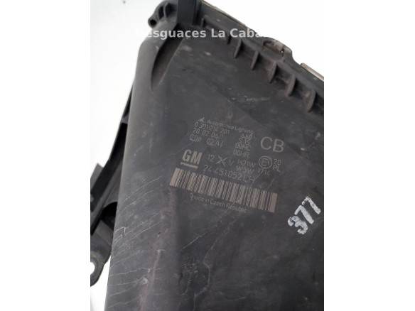 24451052, 13252472 FARO IZQUIERDO OPEL ZAFIRA B (A05)|Desguaces La Cabaña