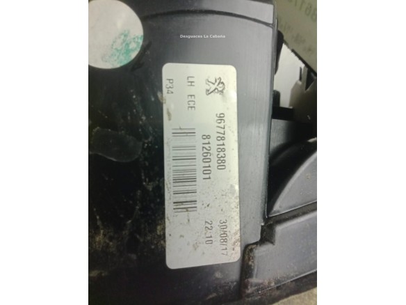 9677818380 PILOTO TRA IZQ INT PEUGEOT 308 II|Desguaces La Cabaña