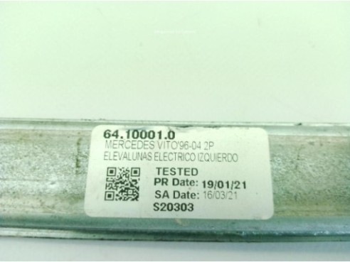 A6387200046 ELEVALUNAS PUERTA LAT DEL IZQ MERCEDES BENZ CLASE V Furgón (638/2)|Desguaces La Cabaña