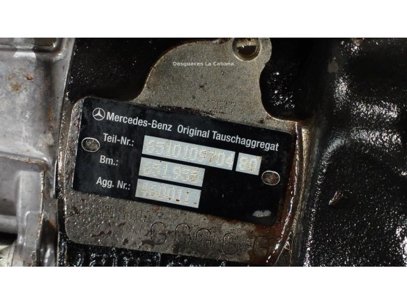 651955 MOTOR MERCEDES BENZ SPRINTER 5-t Autobús|Desguaces La Cabaña