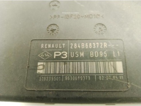 284B68372R CAJA FUSIBLES INTERIOR (BSI) RENAULT MEGANE III Fastback (BZ0_)|Desguaces La Cabaña