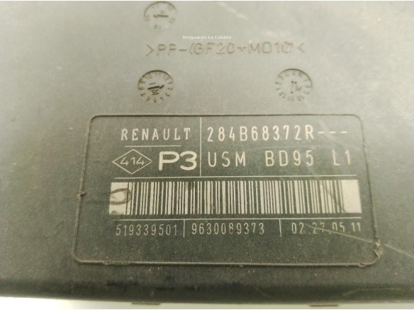 284B68372R CAJA FUSIBLES INTERIOR (BSI) RENAULT MEGANE III Fastback (BZ0_)|Desguaces La Cabaña