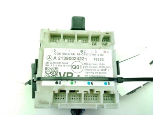 A2139002422, A2139002022 CENTRALITA PUERTA MERCEDES BENZ CLASE E Coupé (C238)|Desguaces La Cabaña