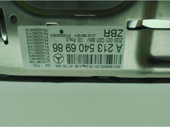 A2135406986 CUADRO INSTRUMENTOS MERCEDES BENZ CLASE E Coupé (C238)|Desguaces La Cabaña