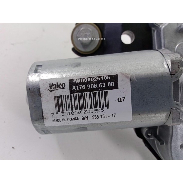 A1769066300 MOTOR LIMPIAPARABRISAS TRA MERCEDES BENZ CLASE A (W176) |Desguaces La Cabaña
