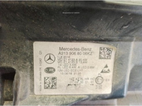 A21390680 FARO DERECHO MERCEDES BENZ CLASE E Coupé (C238)|Desguaces La Cabaña