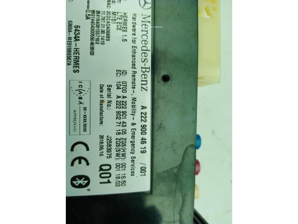 A2229004619 MODULO ELECTRONICO MERCEDES BENZ CLASE E Coupé (C238)|Desguaces La Cabaña