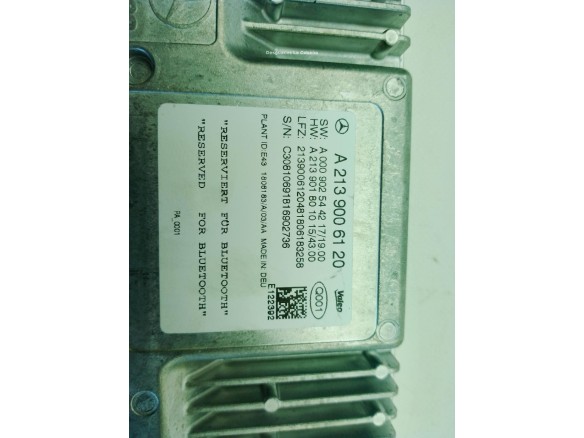 A2139006120 MODULO ELECTRONICO MERCEDES BENZ CLASE E Coupé (C238)|Desguaces La Cabaña