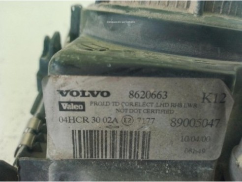 8620663 FARO DERECHO VOLVO S80 I (184)|Desguaces La Cabaña