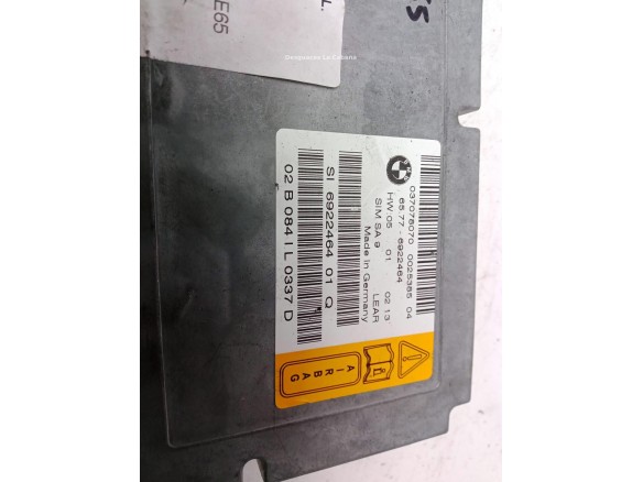 037078070 CENTRALITA AIRBAG KIA SOUL (AM)|Desguaces La Cabaña