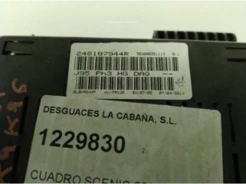 248107944R, CUADRO INSTRUMENTOS RENAULT SCÉNIC III (JZ0/1_)|Desguaces La Cabaña