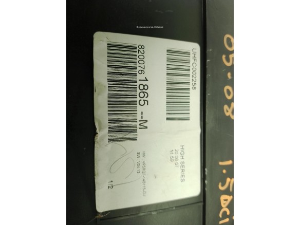 8200761865M CUADRO INSTRUMENTOS RENAULT CLIO III (BR0/1, CR0/1)|Desguaces La Cabaña