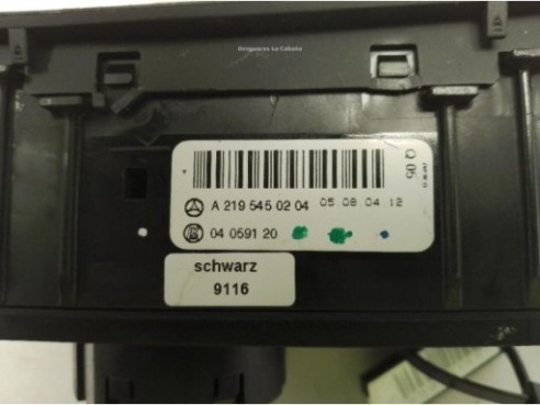 A2195450204 CONMUTADOR LUCES MERCEDES BENZ CLS (C219)|Desguaces La Cabaña