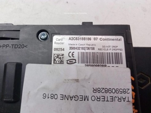 LECTOR LLAVE MITSUBISHI MEGANE III Fastback (BZ0_)|Desguaces La Cabaña