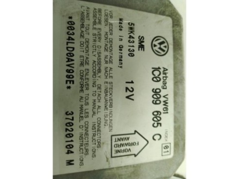 1C0909605C CENTRALITA AIRBAG VW PASSAT (3B3)|Desguaces La Cabaña