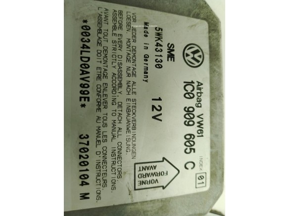 1C0909605C CENTRALITA AIRBAG VW PASSAT (3B3)|Desguaces La Cabaña