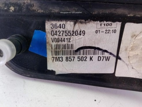 7M3857501RC9Z ESPEJO DER VW SHARAN (7M8, 7M9, 7M6)|Desguaces La Cabaña