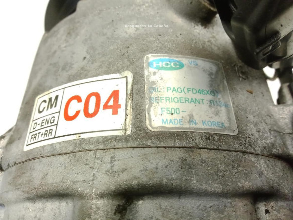 F500MA5EB05 COMPRESOR AA HYUNDAI SANTA FÉ II (CM) |Desguaces La Cabaña