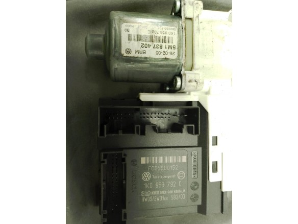 ELEVALUNAS PUERTA LAT DEL DER VW GOLF PLUS (5M1, 521)|Desguaces La Cabaña