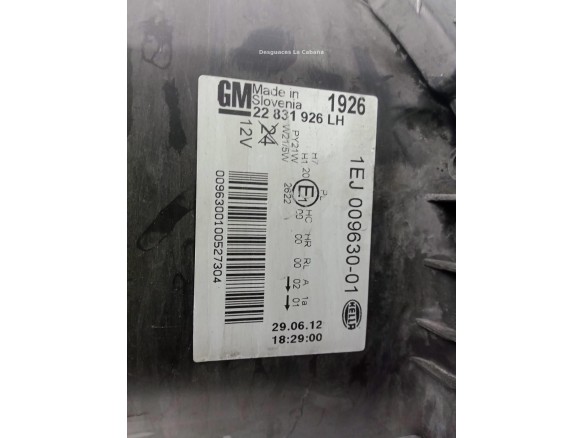 22831926 FARO IZQUIERDO OPEL INSIGNIA A Sports Tourer (G09)|Desguaces La Cabaña
