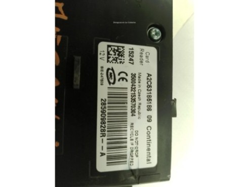 285909828R LECTOR LLAVE RENAULT MEGANE III Fastback (BZ0_)|Desguaces La Cabaña