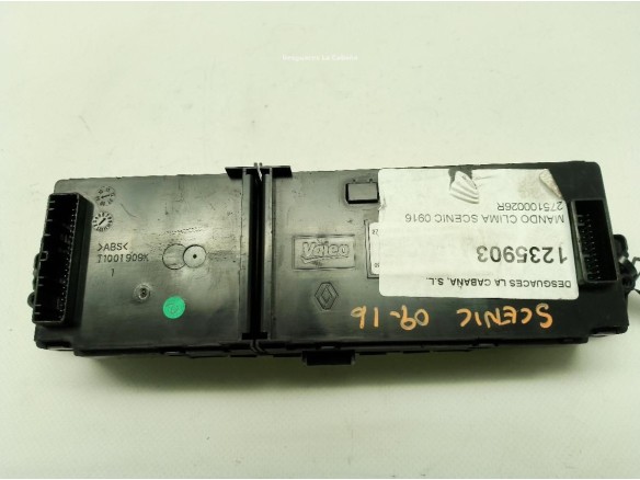 275100026R, MANDO CLIMA RENAULT SCÉNIC III (JZ0/1_)|Desguaces La Cabaña