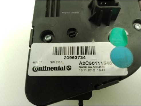 A2C50111548, MANDO CLIMA OPEL MOKKA / MOKKA X (J13)|Desguaces La Cabaña