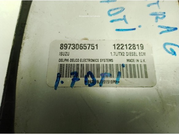 8973065751,12212819, CENTRALITA MOTOR OPEL ASTRA G Fastback (T98)|Desguaces La Cabaña