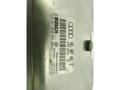 4B1907401D,0281010494, CENTRALITA MOTOR AUDI A6 (4B2, C5)|Desguaces La Cabaña