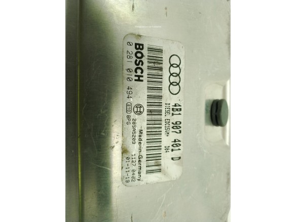 4B1907401D,0281010494, CENTRALITA MOTOR AUDI A6 (4B2, C5)|Desguaces La Cabaña