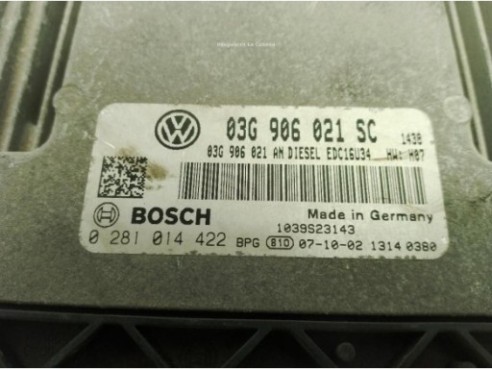 03G906021SC, CENTRALITA MOTOR SEAT LEON (1P1)|Desguaces La Cabaña