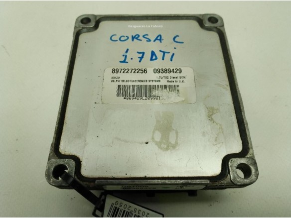 09389429,DLJJ, CENTRALITA MOTOR OPEL CORSA C (X01)|Desguaces La Cabaña