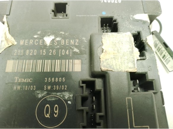 2118201526 CENTRALITA MOTOR MERCEDES BENZ CLASE E (W211)|Desguaces La Cabaña