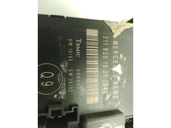 2118201526 CENTRALITA MOTOR MERCEDES BENZ CLASE E (W211)|Desguaces La Cabaña