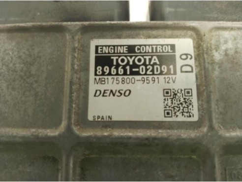 8966102D91, CENTRALITA MOTOR TOYOTA AURIS (_E15_)|Desguaces La Cabaña
