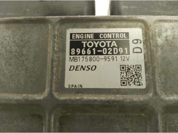 8966102D91, CENTRALITA MOTOR TOYOTA AURIS (_E15_)|Desguaces La Cabaña