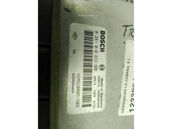 0281010633 CENTRALITA MOTOR RENAULT TRAFIC II Furgón (FL)|Desguaces La Cabaña