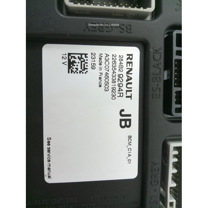 284B29294R MODULO RENAULT MEGANE IV (B9A/M_) |Desguaces La Cabaña