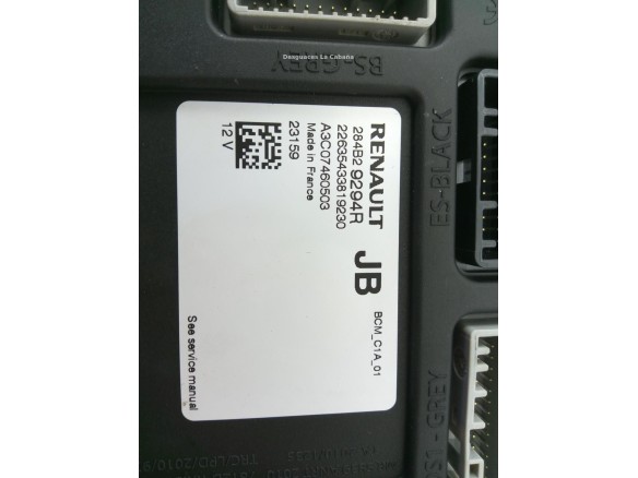 284B29294R MODULO RENAULT MEGANE IV (B9A/M_) |Desguaces La Cabaña