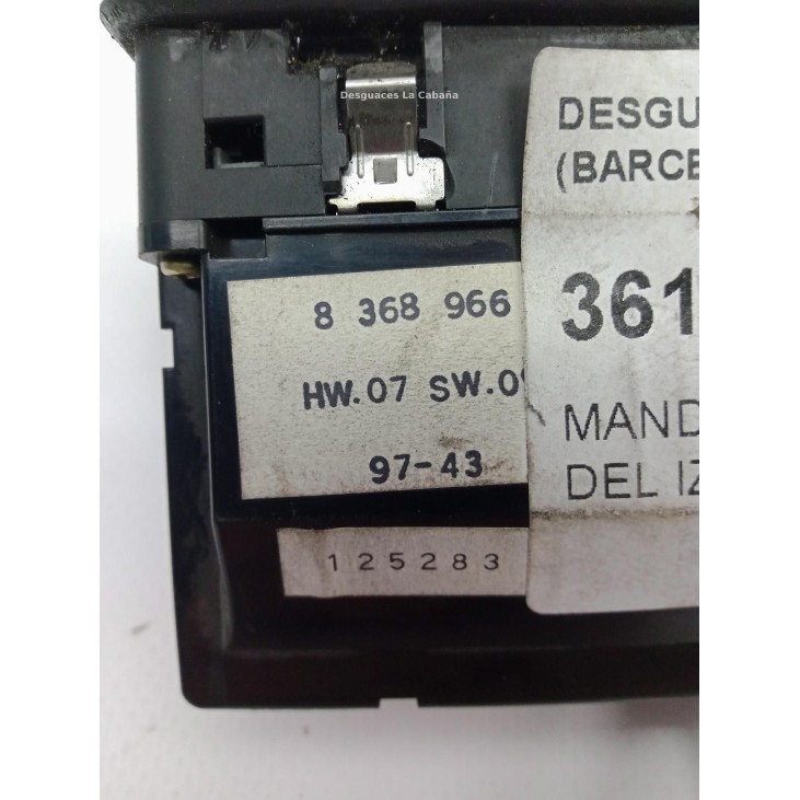 125283 MANDO ELEVALUNAS PUERTA LAT DEL IZQ BMW 5 (E39) |Desguaces La Cabaña