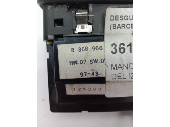 125283 MANDO ELEVALUNAS PUERTA LAT DEL IZQ BMW 5 (E39) |Desguaces La Cabaña