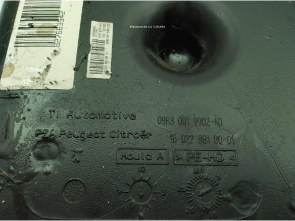  169229818001 DEPOSITO ADBLUE PEUGEOT EXPERT Tepee (VF3V_)|Desguaces La Cabaña