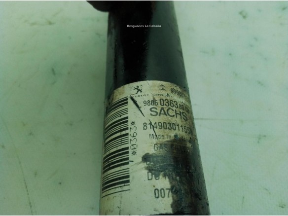 9806036580 AMORTIGUADOR TRA IZQ PEUGEOT EXPERT Tepee (VF3V_)|Desguaces La Cabaña